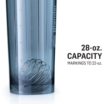 Blender Bottle Pro28 Tritan | Shaker de protéines | Shaker diététique | Bouteille d'eau | Avec Blender Ball | 820ml - noir