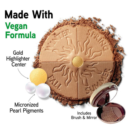Physicians Formula Bronze Booster Glow-Boosting Season-to-Season Bronzer, Medium to Dark, 0.27 Ounce