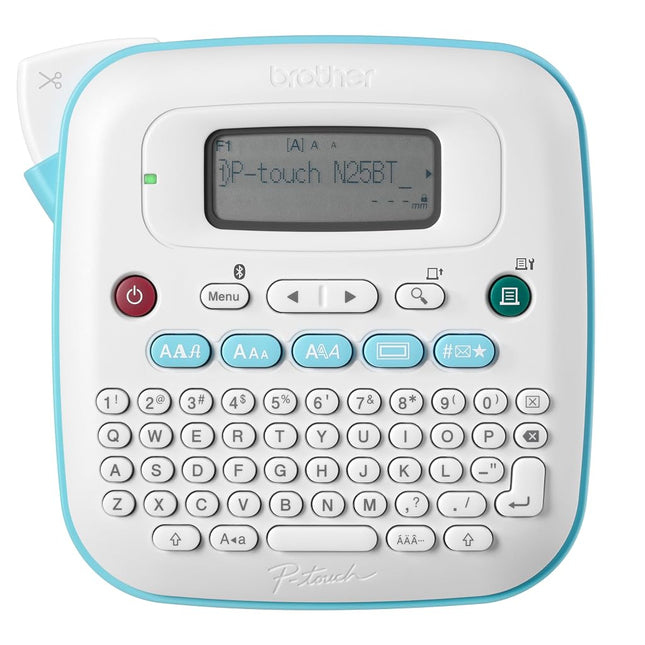 BROTHER P-Touch PT-N25BTV3 Personal Connected Label Maker, Bluetooth, Free Design&Print2 app, Portable, Handheld, 3 Sample Label Tapes Included, Prints on P-Touch Btag ~�� (12mm) Wide Tapes