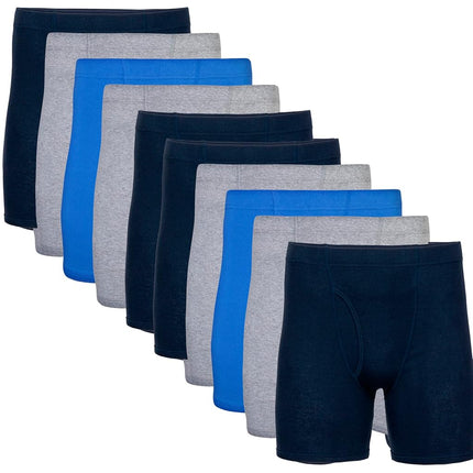 Gildan Men's Underwear Covered Waistband Boxer Bri