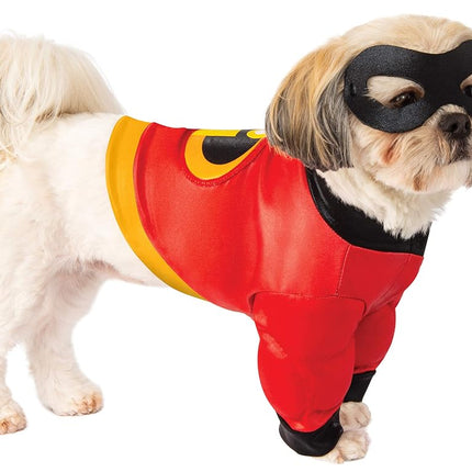 Rubie's unisex adult Disney: Incredibles 2 Shirt and Mask Pet Costume, AS Shown, M Neck 14.5 Girth 20 Back 15 US