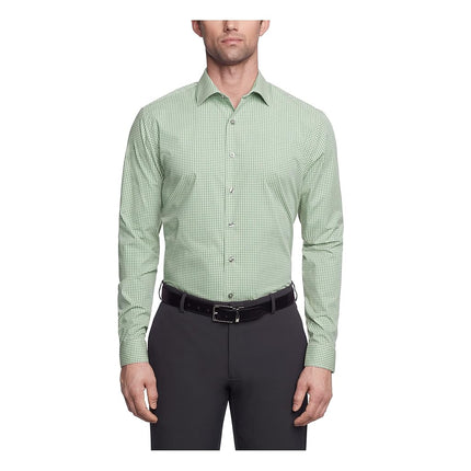 Kenneth Cole Men's Dress Shirt Slim Fit Checks and