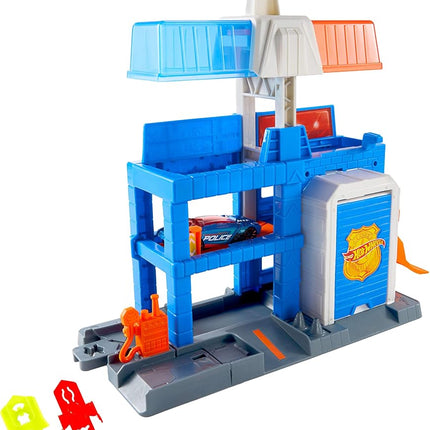 Hot Wheels City Downtown Police Tower Playset & Die-Cast Police Car