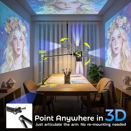 MEDAMOC Art Projector, Tracing Projector for Drawing on Wall on Canvas for Artist Adults