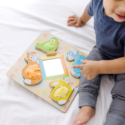Melissa & Doug 1898 Peek-a-Boo Touch & Feel Puzzle