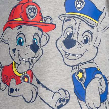 Paw Patrol Marshall Chase Rubble Kids 2 Pack Long Sleeve T-Shirt, Blue/Gray, 18 Months