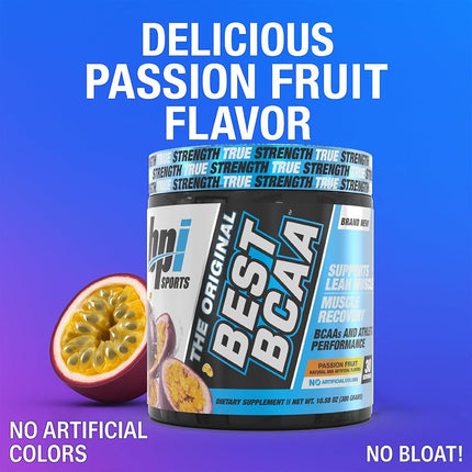 BPI Sports Best BCAA Powder, Passion Fruit, 10.58 Ounce