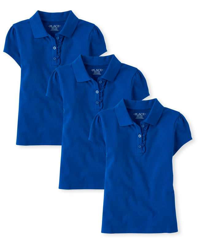 The Children's Place Girls' Short Sleeve Ruffle Pi