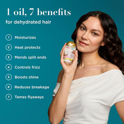 Ogx Extra Strength Damage Remedy + Hydrating and Repairing Coconut Miracle Oil Penetrating Oil For Dry & Damaged Hair 100mL