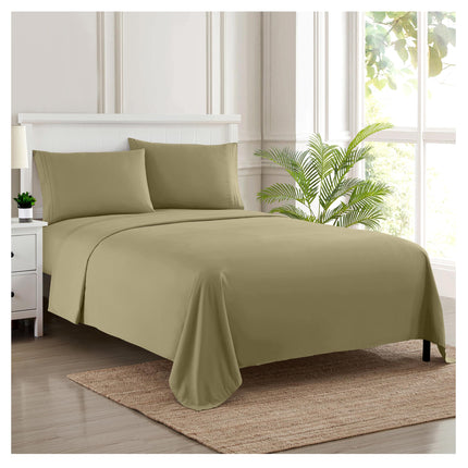 Sweet Home Collection Luxury Bedding Set with Flat