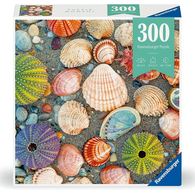 Ravensburger Puzzle Moment: by The Seashore 300 Piece Jigsaw Puzzle for Adults - 12001326 - Handcrafted Tooling, Made in Germany, Every Piece Fits Together Perfectly
