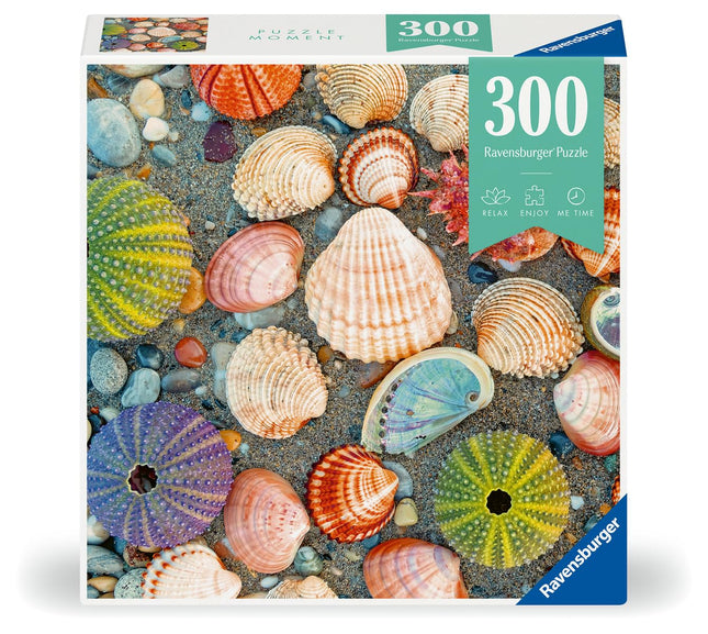 Ravensburger Puzzle Moment: by The Seashore 300 Piece Jigsaw Puzzle for Adults - 12001326 - Handcrafted Tooling, Made in Germany, Every Piece Fits Together Perfectly