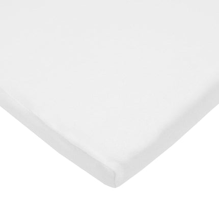 Sábana de cuna/moisés de 100 % algodón natural de American Baby Company, de 18" x 36" - Ajustable, azul/gris/blanco, suave y transpirable, para niños y niñas