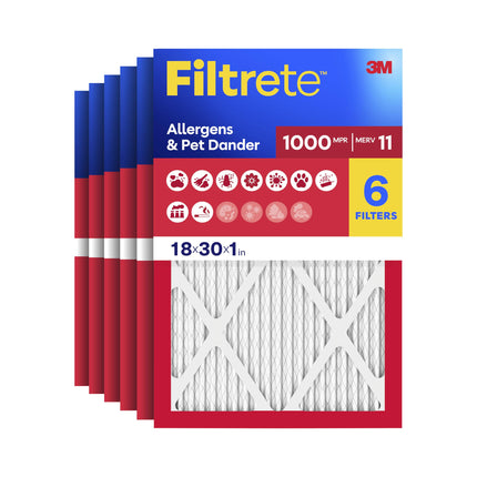 Filtrete AD28-6PK-1E, AC Furnace Air Filter, MPR 1