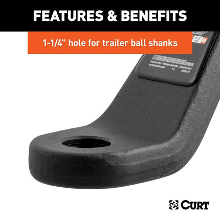 CURT 45340 Forged Ball Mount
