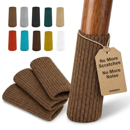 Chair Leg Socks 16/24/32 Pcs Brown Furniture Leg C