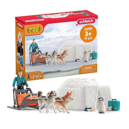 Schleich Wild Life - 19Pc Antarctic Expedition Pla