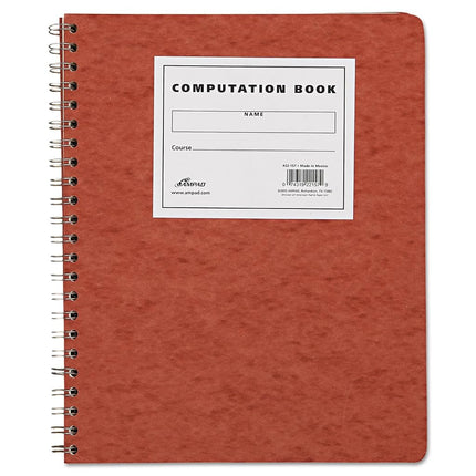 Ampad Computation Book, 4x4 Quad Ruled, 76 Sheets, Ivory, 11-3/4" x 9-1/4", 1 per Pack (22-157)