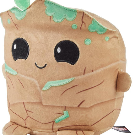 Mattel Marvel Cuutopia Plush Figure, 10-inch Groot Soft Rounded Pillow Doll, Collectible Toy Inspired by the Fan-Favorite Character