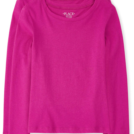 The Children's Place Girls' Basic Short Sleeve Lay