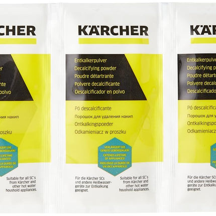 KÄRCHER Descaling Powder, 6 x 17 g Each, White