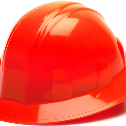 Pyramex Hi Vis Orange Full Brim Style 4 Point Ratc