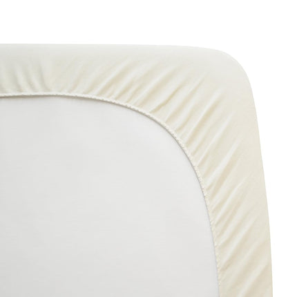 Protège-matelas imperméable matelassé pour lit de bébé American Baby Company, format lit de bébé, lot de 2, avec couche supérieure en coton biologique, naturel