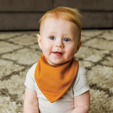 Tiny Twinkle Bandana Scarf Bibs 10 Pack - Water Resistant and Absorbent Infant Drool and Teething Bandana Baby Bibs (Neutral Set 10-Pack)