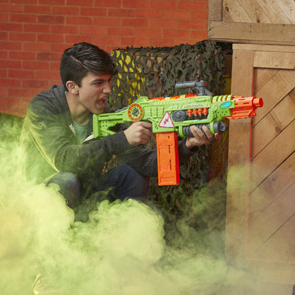 Revoltinator Nerf Zombie Strike Toy Blaster with motorized Lights Sounds & 18 Official Darts for Kids, Teens, & Adults