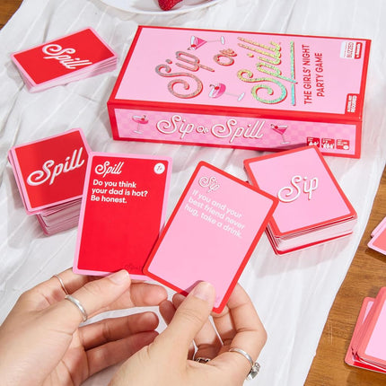 WHAT DO YOU MEME? Sip or Spill — The Girl's Night Party Game, Ultimate Bachelorette Party Games, Bachelorette Party Favors by Relatable