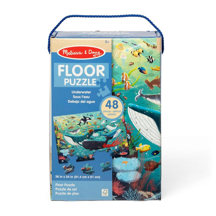 Melissa & Doug New! Underwater 48pc Floor Puzzle