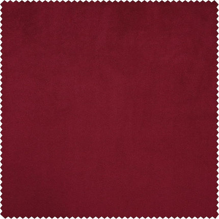 HPD Half Price Drapes Heritage Plush Velvet Curtains 96 Inches Long Room Darkening Curtains for Bedroom & Living Room 50W x 96L, (1 Panel), Cinema Red