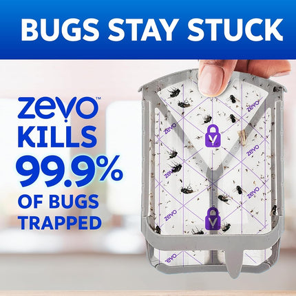 Zevo Flying Insect Trap Refill Cartridges for Fruit Flies & Gnats, 6 Count