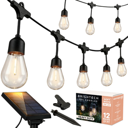 Brightech Ambience Pro Solar - 27 Ft Edison Bulb O
