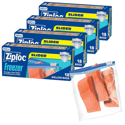 Ziploc Freezer Bags with New Power Shield Technolo