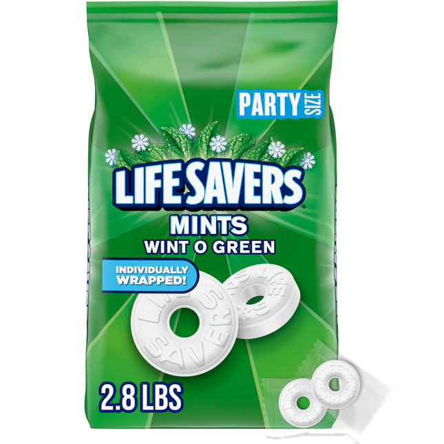 LIFE SAVERS Wint-O-Green Breath Mint Bulk Hard Can