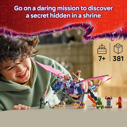 LEGO NINJAGO Rontu the Master Dragon Toy - Posable Dragon Figure with Stud Shooters - incl. Lloyd, Sora & Wyldfyre Minifigures - Gift for 7+ Year Old Boys - 71842