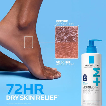La Roche-Posay Lipikar Baume Ap+M Triple Action Body Moisturiser For Dry Skin 400ml