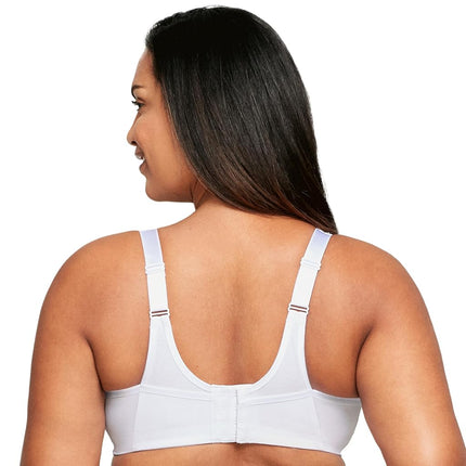 Glamorise MagicLift Active Support Wirefree Bra 1005 (Women's & Women's Plus) White