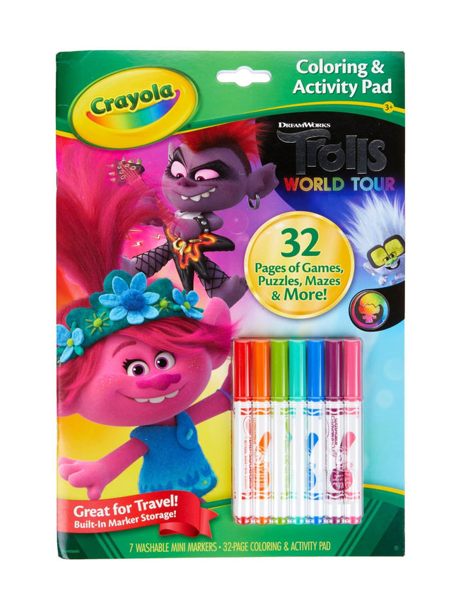 Crayola Trolls World Tour Color & Activity, Trolls
