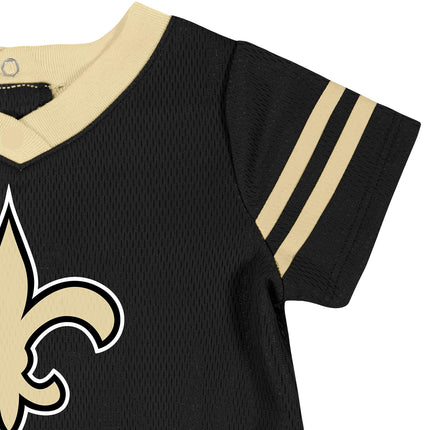 Vestido de jersey y cubrepañal para bebé NFL Gerber Girls', color del equipo, 6-12 meses