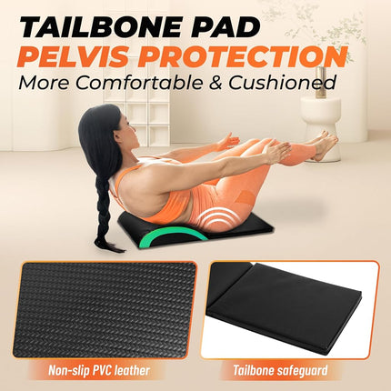 Yes4All Ab Mat with Tailbone Protector - Red