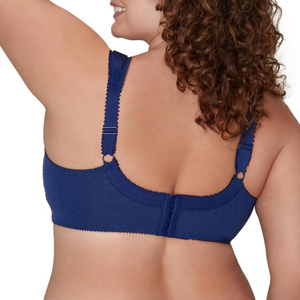 Playtex Women's 18 Hour Original Comfort Strap Wire Free Bra, Sailor Blue, 42C
