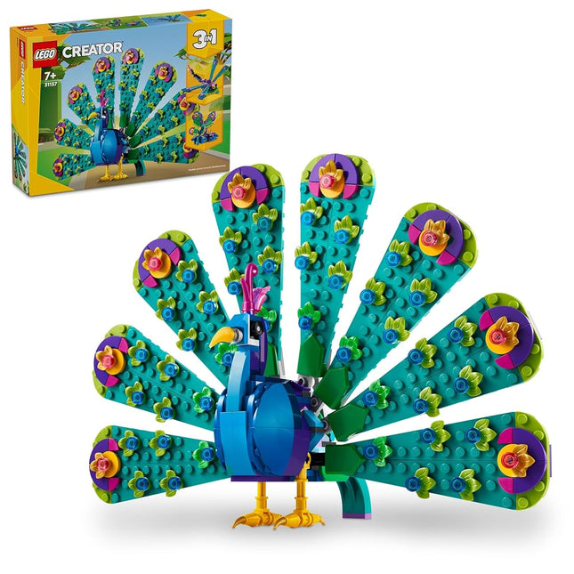 Lego 31157 Exotic Peacock - New.