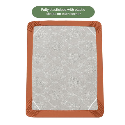 Elegant Comfort 1500 Premium Hotel Quality 18-21 Inches Deep - Extra Deep Pocket Single Fitted Sheet for High Mattress, Luxury and Softest, Smart Pocket - Wrinkle Free, Twin/Twin XL, Coral