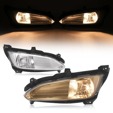HECASA Pair Fog Light Compatible with 2013-2016 Hy