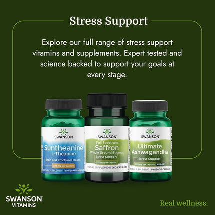 Swanson Full Spectrum Saffron 15mg, 60 Capsules