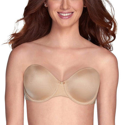Soutien-gorge sans bretelles lissant le dos Vanity Fair Women's Beauty Back, Beige rosé, 36DDD