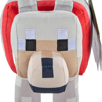 Mattel Minecraft Tamed Wolf 8" Plush Soft Toy Age 3+