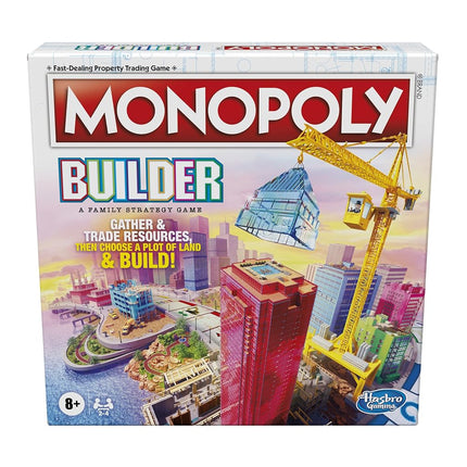 Monopoly Builder Board Game, Board Games for Kids 
